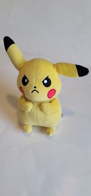 Pokémon Pikachu Angry Face Collectible Plush