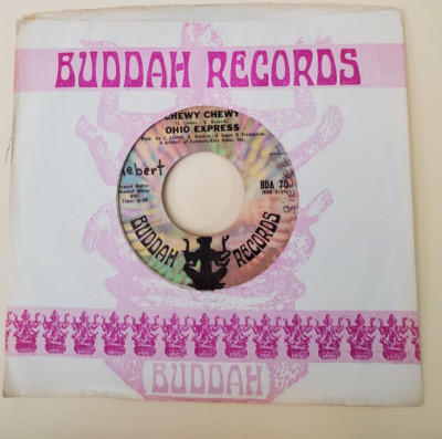 OHIO EXPRESS  CHEWY CHEWY / FIREBIRD (POP 45) #70 PLAYS VG+ TO VG++