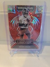 2022 Panini Rookies & Stars Crusade Red Plaid Prizm #CR-17 Drake London (RC)-165