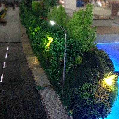 OO/HO Modellbau-Straßenlaternen – 10x LED-Deckenleuchten Mit Widerständen, 3V DC, Warmweiß