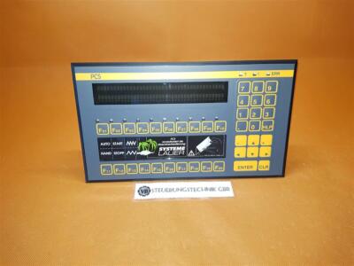 Lauer Pcs 230 Control Console Version: Pg 230.000.0 / Pcs100. 01418-Ad