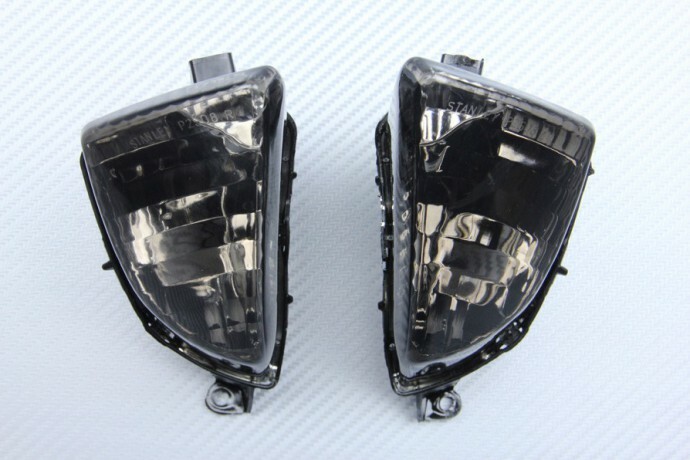Feu clignotant avant teinté noir étanche pour Honda V-TEC VFR 800
