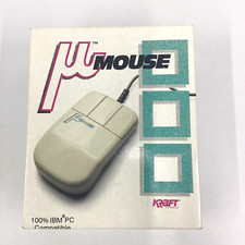 Vintage Kraft Systems Mouse IBM PC Compatible New In Box Untested READ