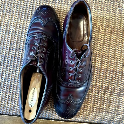 Alden Brooks Brothers A764 Men SHELL CORDOVAN Wing Tip Dress