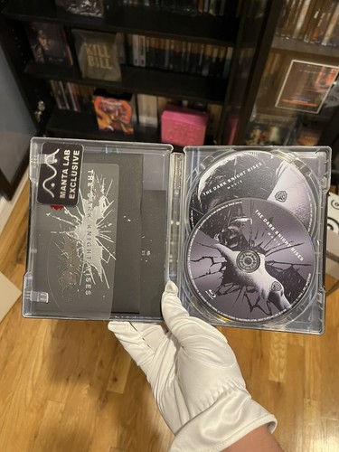 The Dark Knight Rises Manta Lab Fullslip 4K UHD Blu-Ray Debossed Steelbook - Picture 11 of 11