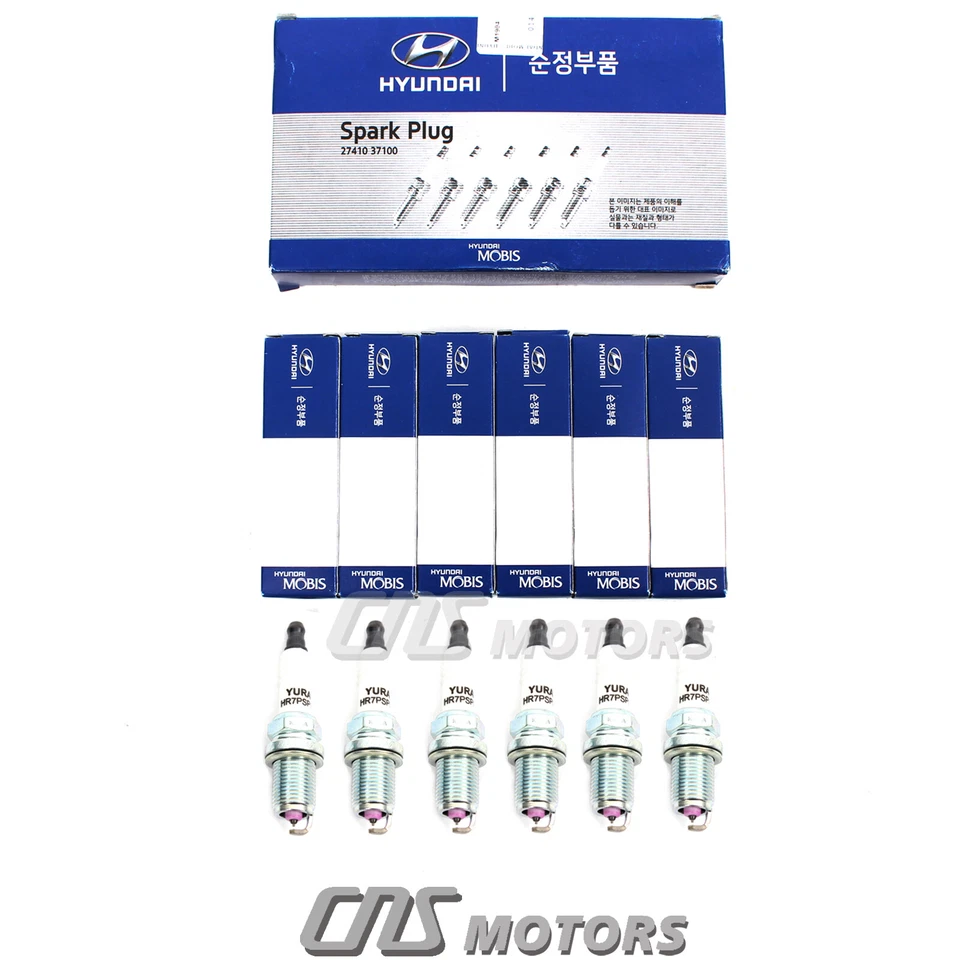GENUINE Spark Plugs 6PCS for Santa Fe Sonata Tiburon XG350 Amanti Sedona⭐⭐⭐⭐⭐ Foto 3 de 3