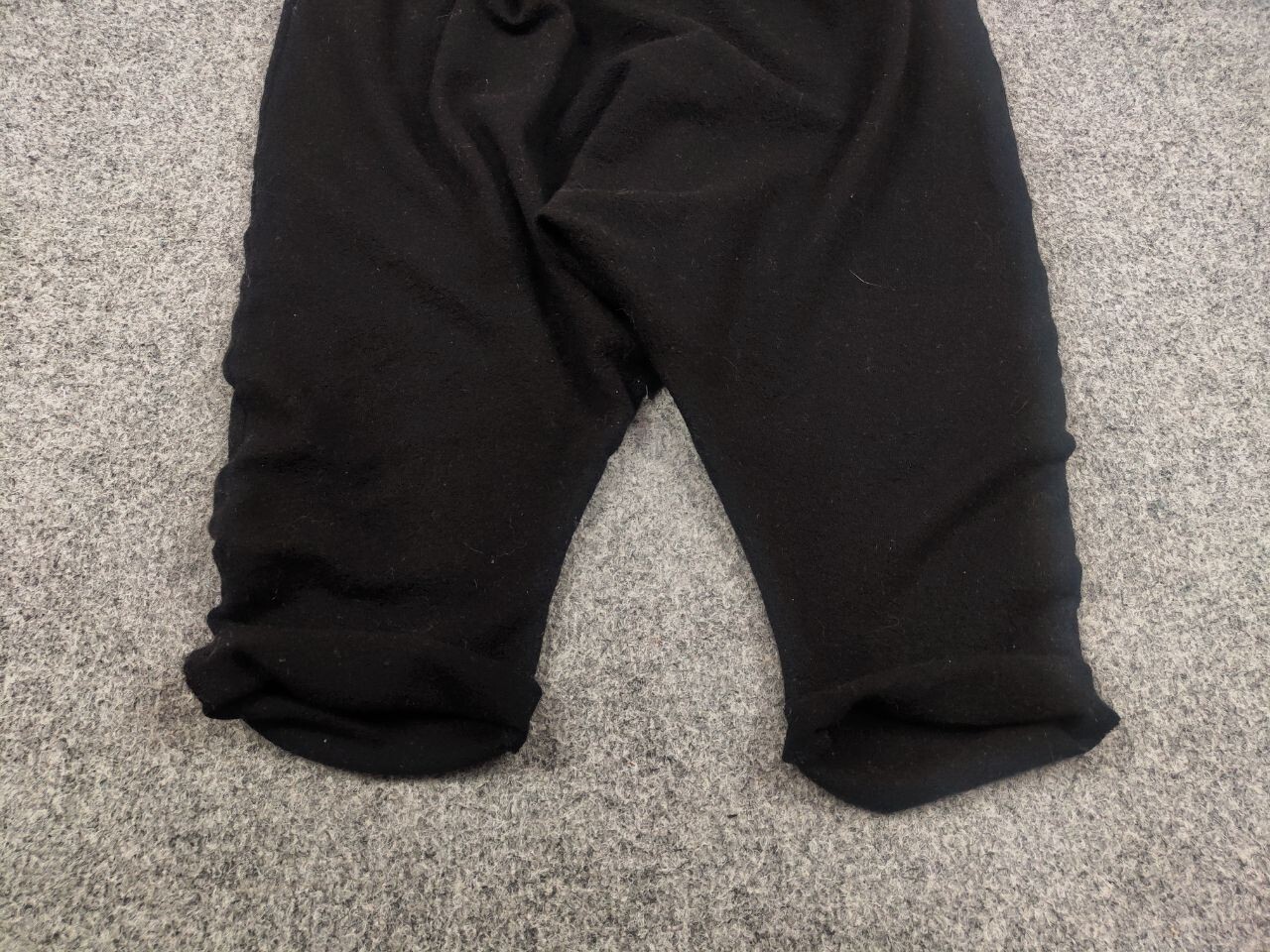 Forme D'expression 33204322896 Design Black Lana Wool Harem sarouel Pants