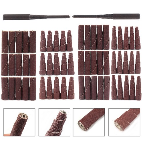 10 Stück Schleifmittel Schleifpatrone Spiralrolle Kegel Zylinder Schleifer 1/4 Zoll Schaft - Bild 8 von 8