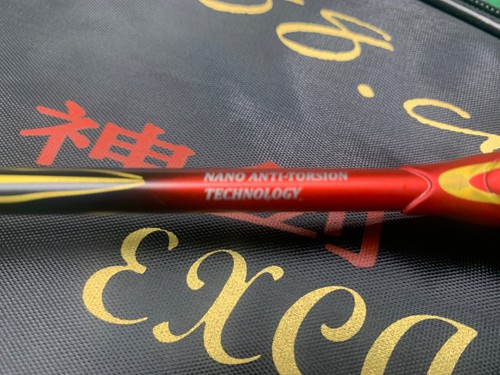 K&L Badmintonschläger Excalibur 1100 Pro Red 4U 82g-84g G5 22-32lb - Bild 11 von 13