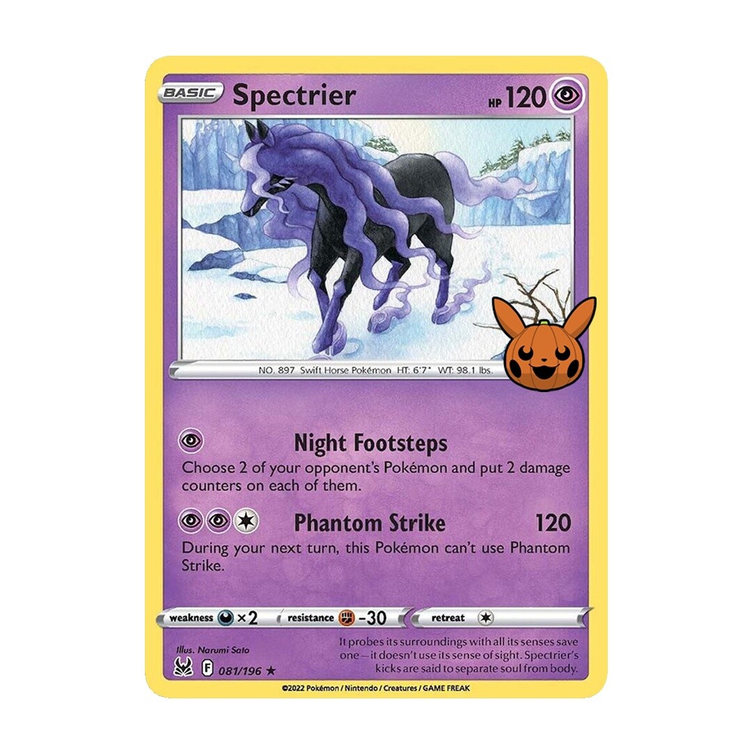spectrier pokemon card price Spectrier 081/196 - Lost Origin - Holo Rare - Pokemon Card TCG - LP