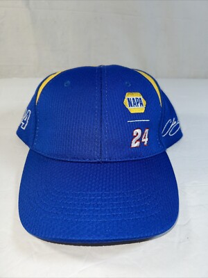 NASCAR Racing Hat Chase Elliott Blue Hendrick Motorsports Napa Strapback Cap #24