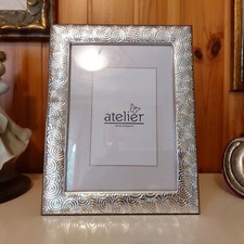 Cornice Portafoto in Argento - ATELIER - x foto 13x18 - Linea Spirale - Nuova
