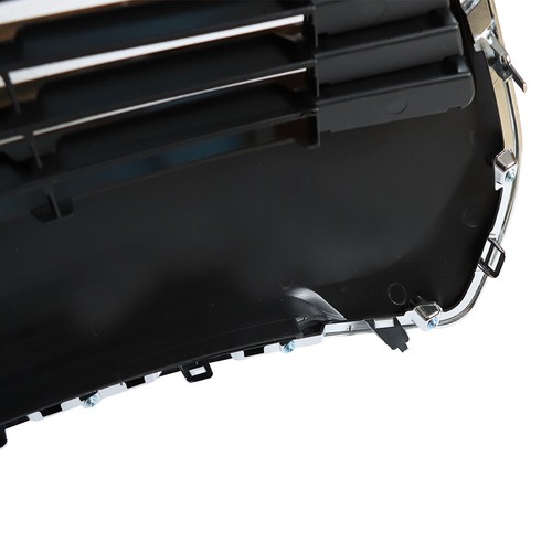 Nueva parrilla delantera superior inferior 2 piezas negra brillante para Toyota Corolla SE 2014-2016 - Imagen 6 de 7