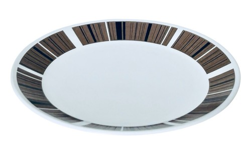 Noritake Progression NEWEL Brown Panels Vertical Lines Bread & Butter Plate EUC - Picture 3 of 8