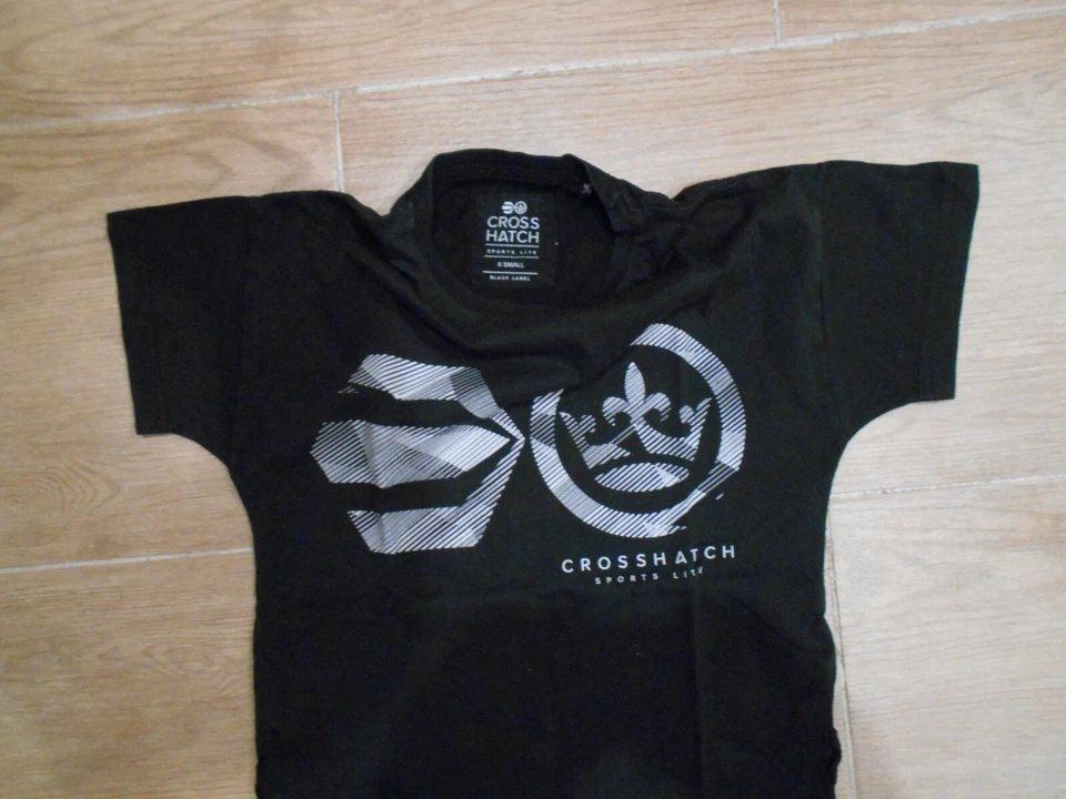 T - Shirt schwarz Gr. X Small Cross Hatch - Bild 3 von 4