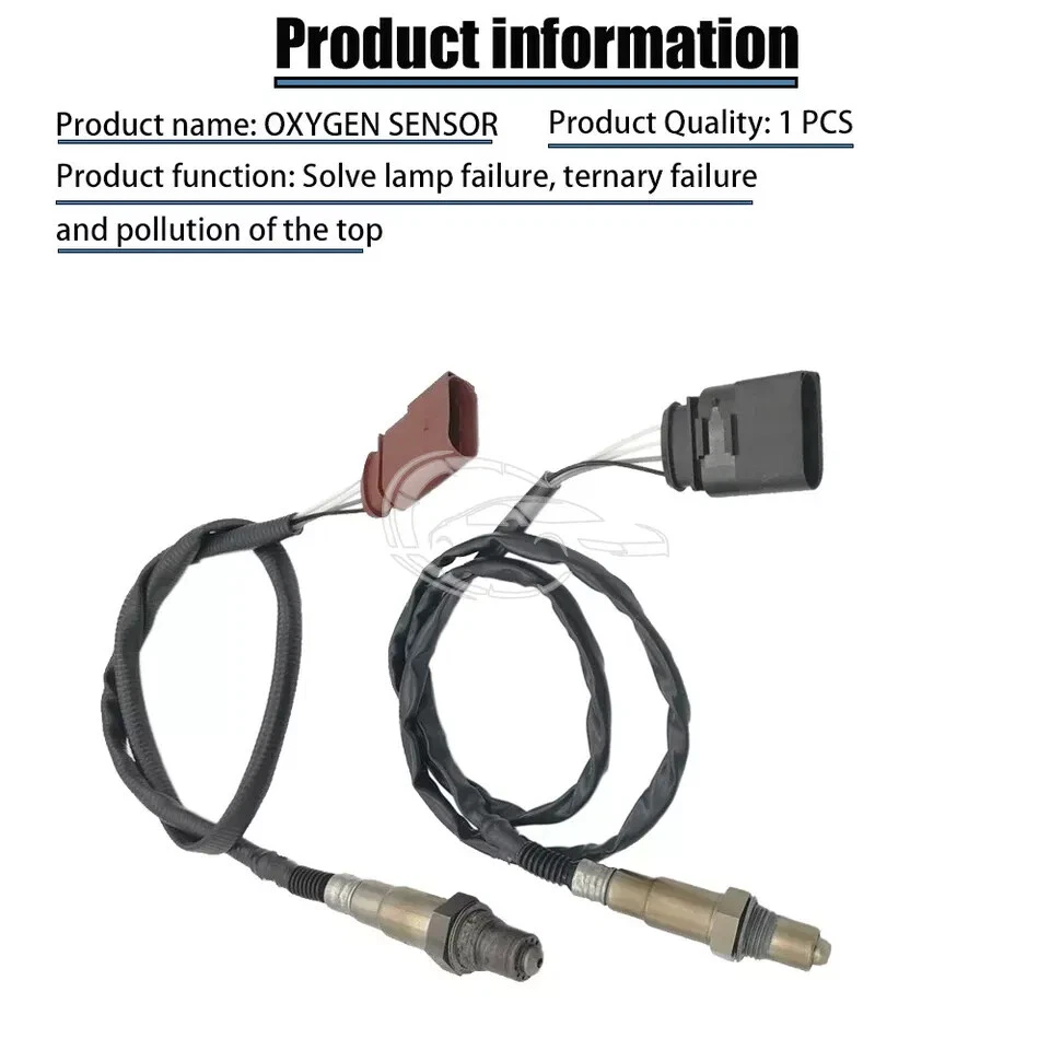 De 2 sensores de oxígeno aguas arriba + aguas abajo compatibles Audi TT VW Jetta Beetle Golf Foto 2 de 4