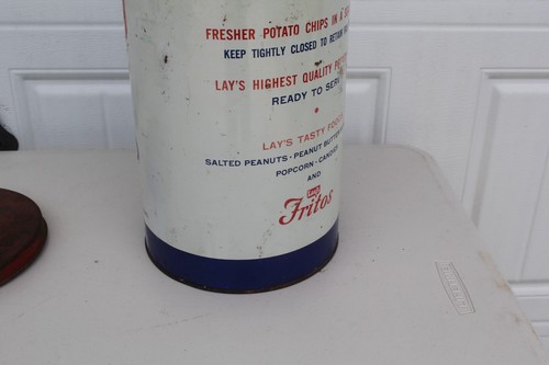Vintage LAYS Kartoffelchips Metall Dose HW LAY &S CO. Antike Dose - Bild 8 von 18