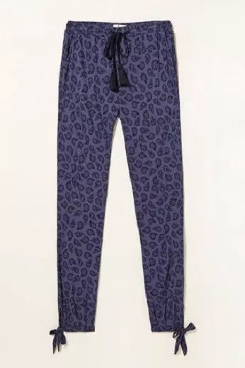 FAT FACE BLUE SEASHORE PRINT COMFORT WAIST LIGHT VISCOSE PJ