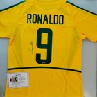 Ronaldo Nazario Signed Autographed Brazil Soccer Jersey With COA