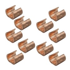 10PCS Pack Copper C Tap  Non Insulated Copper Wire and Wire Connection Termina...