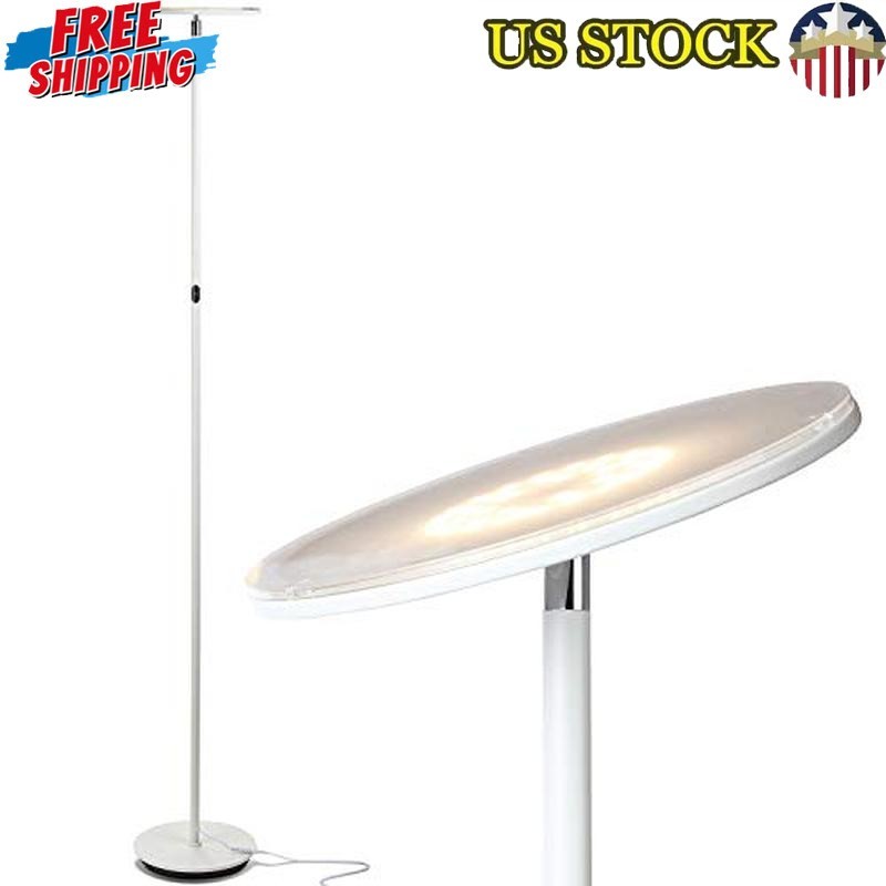 Super Bright LED Floor Lamp Dimmable Uplight Modern Design Living Room Bedroom
