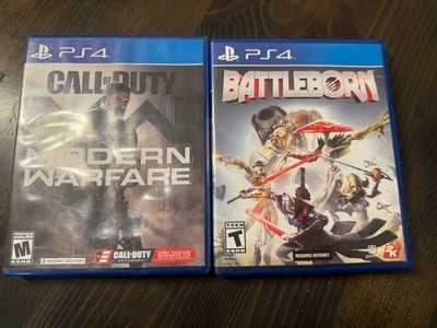 PS4 Call of Duty Modern warfare and Battleborn