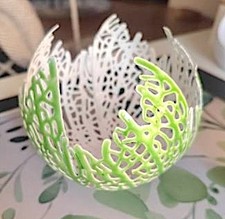 Formano ciotola decorativa verde corallo design ceramica 15 cm moderna