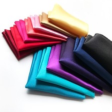 38 Solid Color Men's Suit Pocket Square Suit Accessories Handkerchief Business
