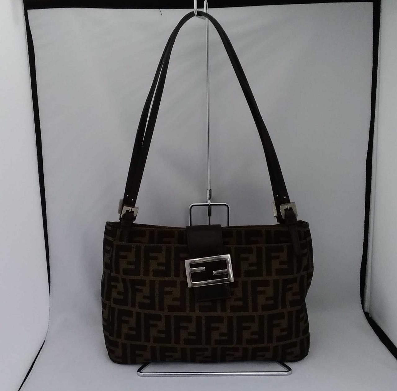 FENDI Zuccato pattern shoulder bag rare vintage style model FENDI