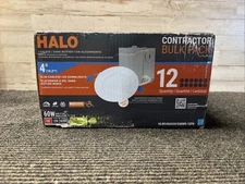 HALO HLBE 4" Ultra-Thin Downlight 3000K Fixed CCT LED Recessed Light 12PK NEW