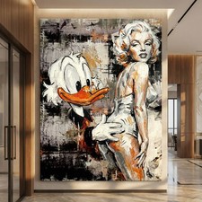 Marilyn Monroe und Donald Duck in Love Pop Ar...