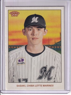 Roki Sasaki Pre- RC - 2024 Topps 206 NPB - Dodgers Rookie Ace
