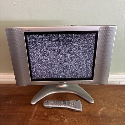 Sharp Aquos LC-15B4U-S 15'' LCD Color Retro Gaming TV Tested Working w/Remote