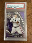 2024 Topps Chrome Black Aaron Judge Purple Mini-Diamond Refractor /150 PSA 10