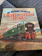 Dean Son My Picture Book of Diesel and Steam Trains 1960 Hardback