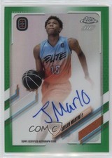 2021-22 Chrome OTE Overtime Elite Green Refractor 34/75 Jaylen Martin Auto 4f5