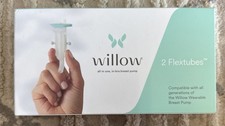 SEALED Willow Hands Free Breast Pump Flextubes: 2-Pack  Spare Use / Replacement