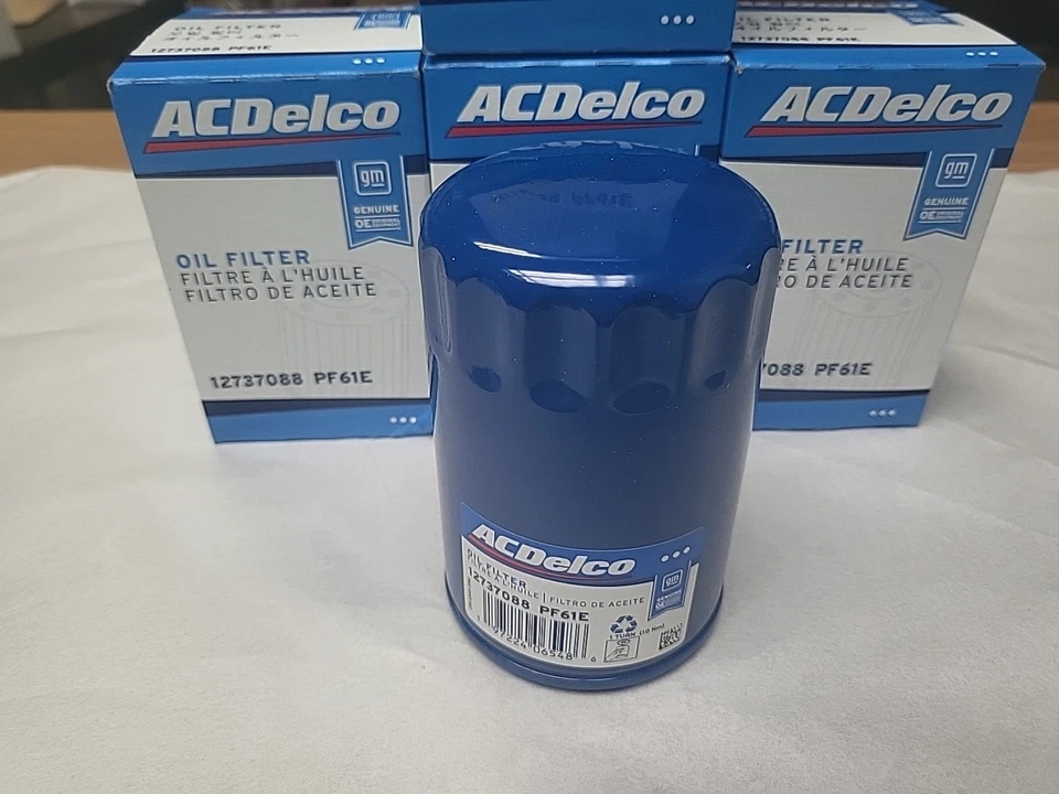 LOTE de (4) filtros de aceite de motor ACDelco PF61E Foto 2 de 3