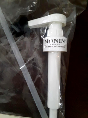 (4 Pack) Monin Syrup Pump Dispenser for 750ml GLASS Bottle New w/ Tags