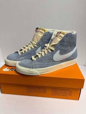 Nike W Blazer Mid '77 Vintage Blue Whisper Football Grey DV7006-400 SZ 9.5 NEW