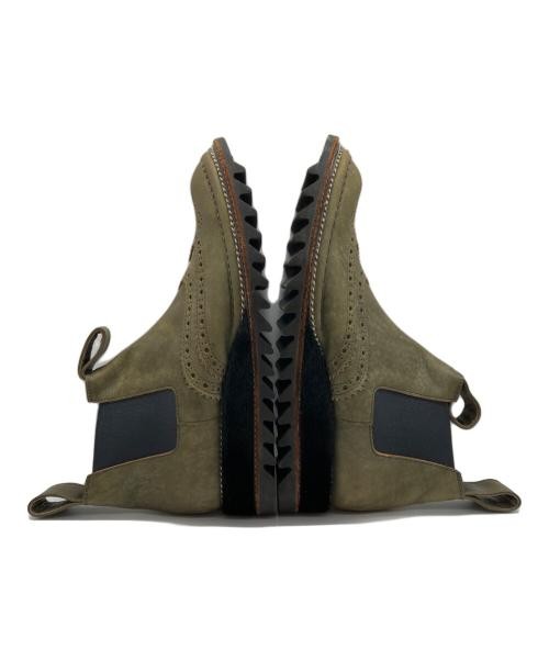 SAOLA JUCO. Stivali gore laterali suola di squalo kaki