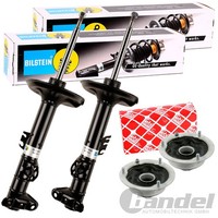 2X Bilstein B4 Gas StossdÄMpfer + Febi Domlager Vorne Passend FüR Bmw 3Er E36