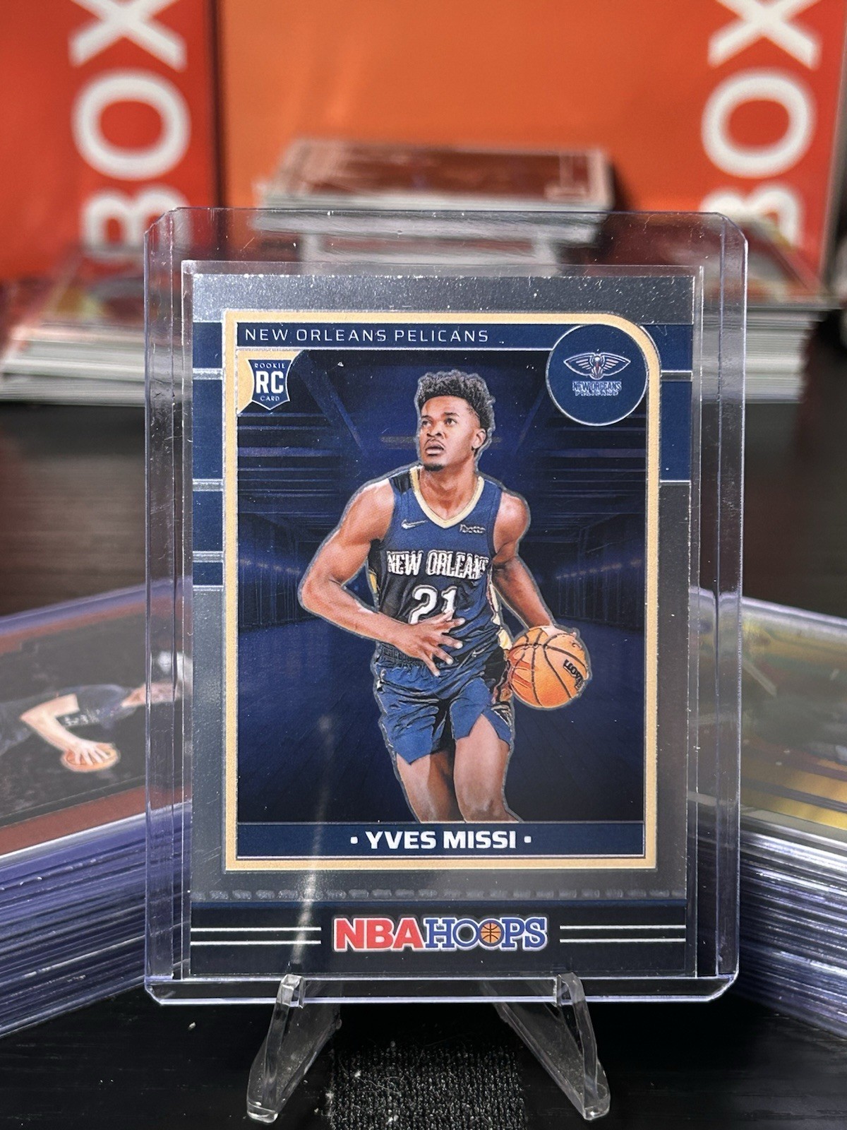 2024-25 Panini NBA Hoops 251 RC Yves Missi Opti-Chrome