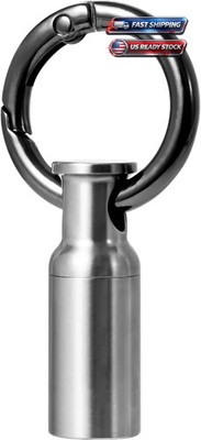 Titanium Waterproof Keychain Pill Holder Container,portable Mini