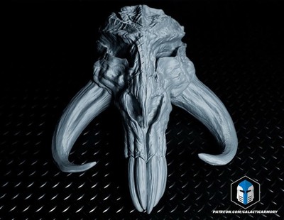 Mythosaurier Kopf /Mythosaur Skull Trophy Star Wars Cosplay DIY