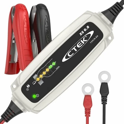 Chargeur de batterie moto Ctek XS 0.8 12V jusqu'à 32 Ah - Photo 1/4