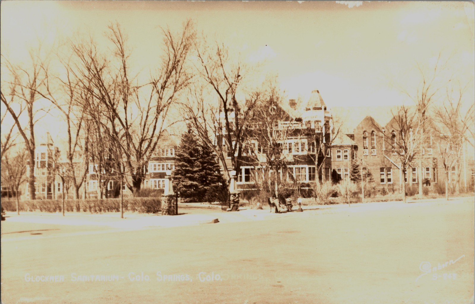 Glockner sanitarium colorado springs co rppc tuberculosis hospital c1910