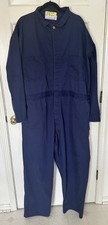 Vintage Mens Size 58 Universal Overalls Stone Cutter Coveralls Navy Blue