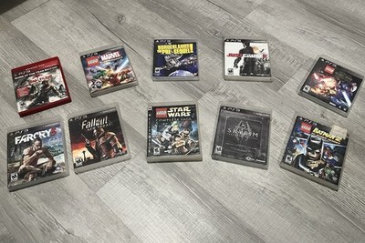Sony PS3 Game Lot: Far Cry 3, Dead Island, LEGO Marvel, Star Wars, Fallout