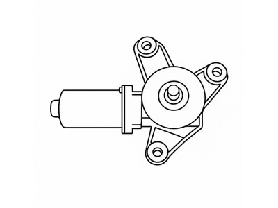 Seat Leon Scheibenwischermotor hinten 2007 